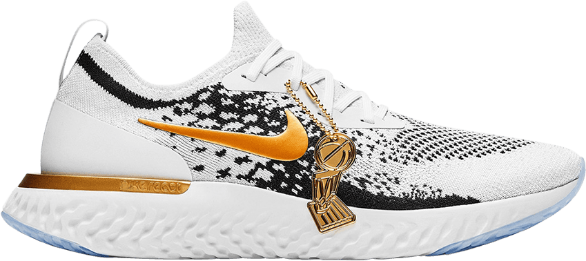 Epic React Flyknit 'golden State Warriors' Pe - Nike (849x378), Png Download