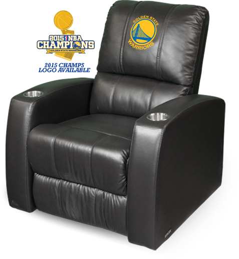 Golden State Recliner Ht Psnba30080 - Golden State Warriors Chair (477x516), Png Download