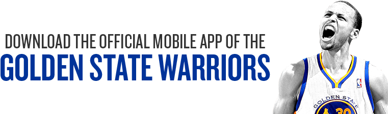 Download The Latest Update Of The Golden State Warriors - Golden State Mobile App (992x223), Png Download
