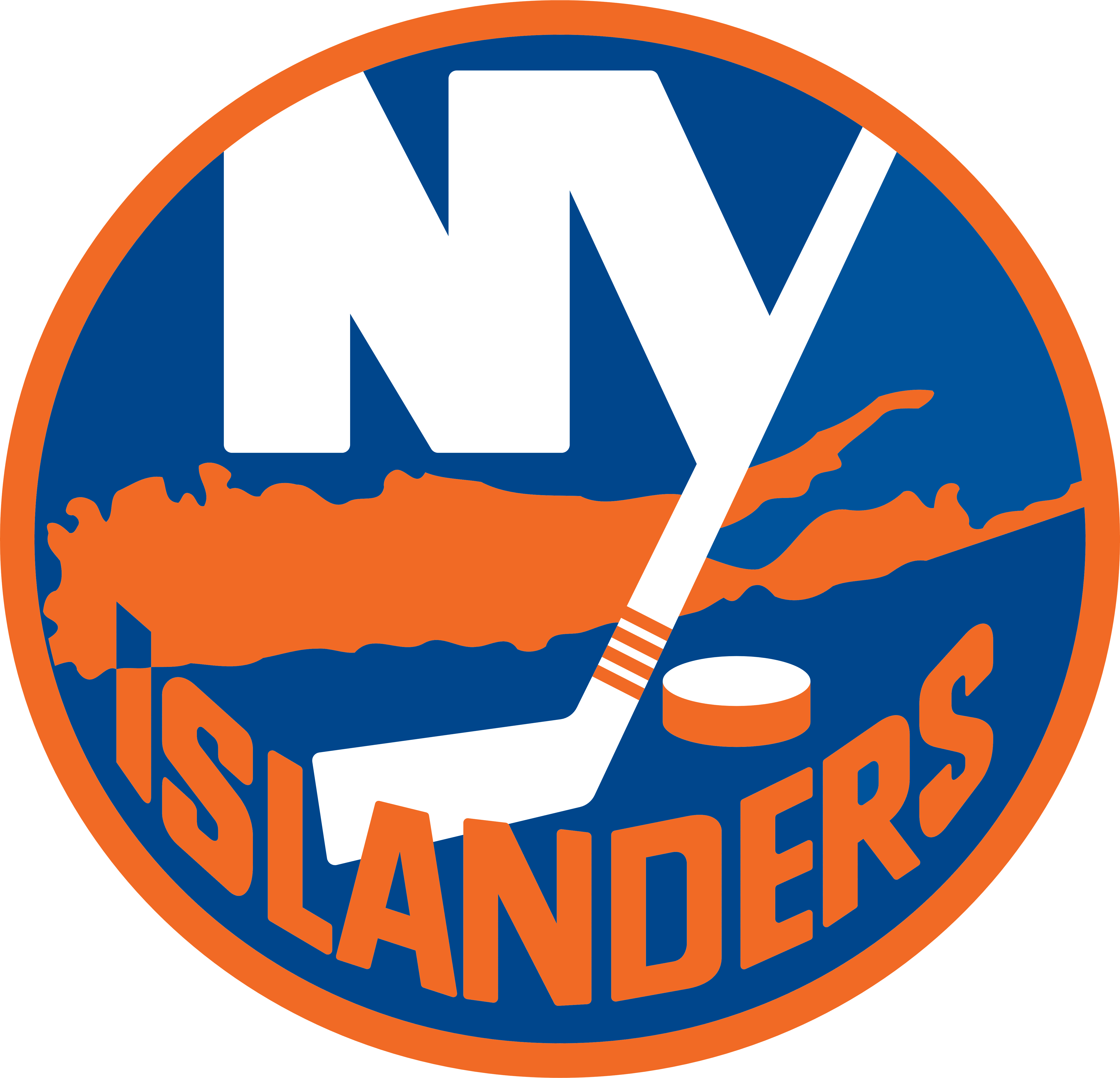 New York Islanders Logo (5000x4812), Png Download