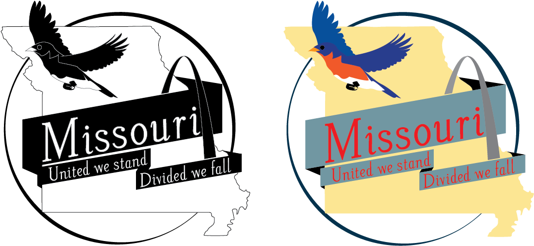 Missouri Vintage Logo - Missouri (1152x576), Png Download