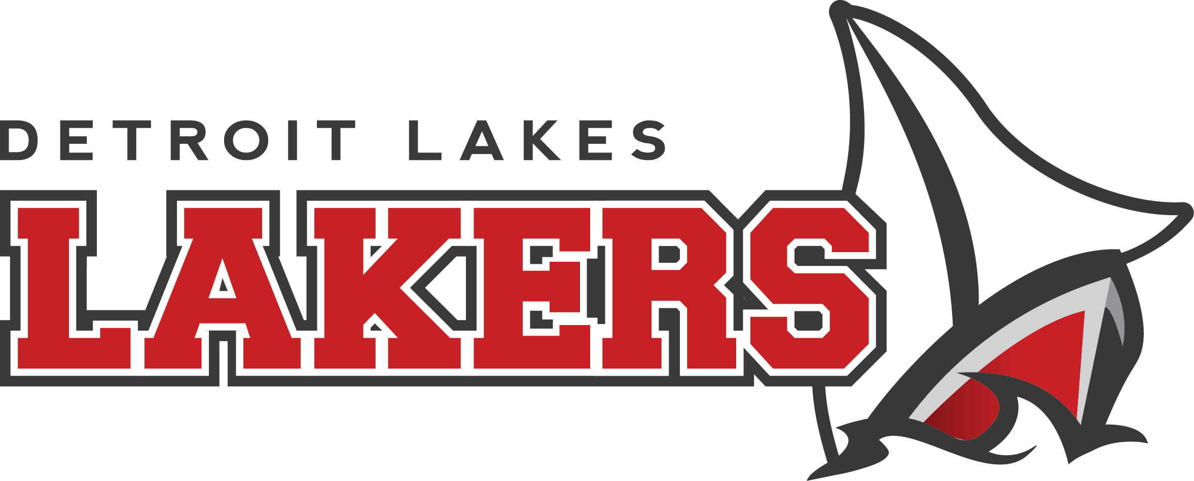 Detroit Lakes Lakers Logo (2355x950), Png Download