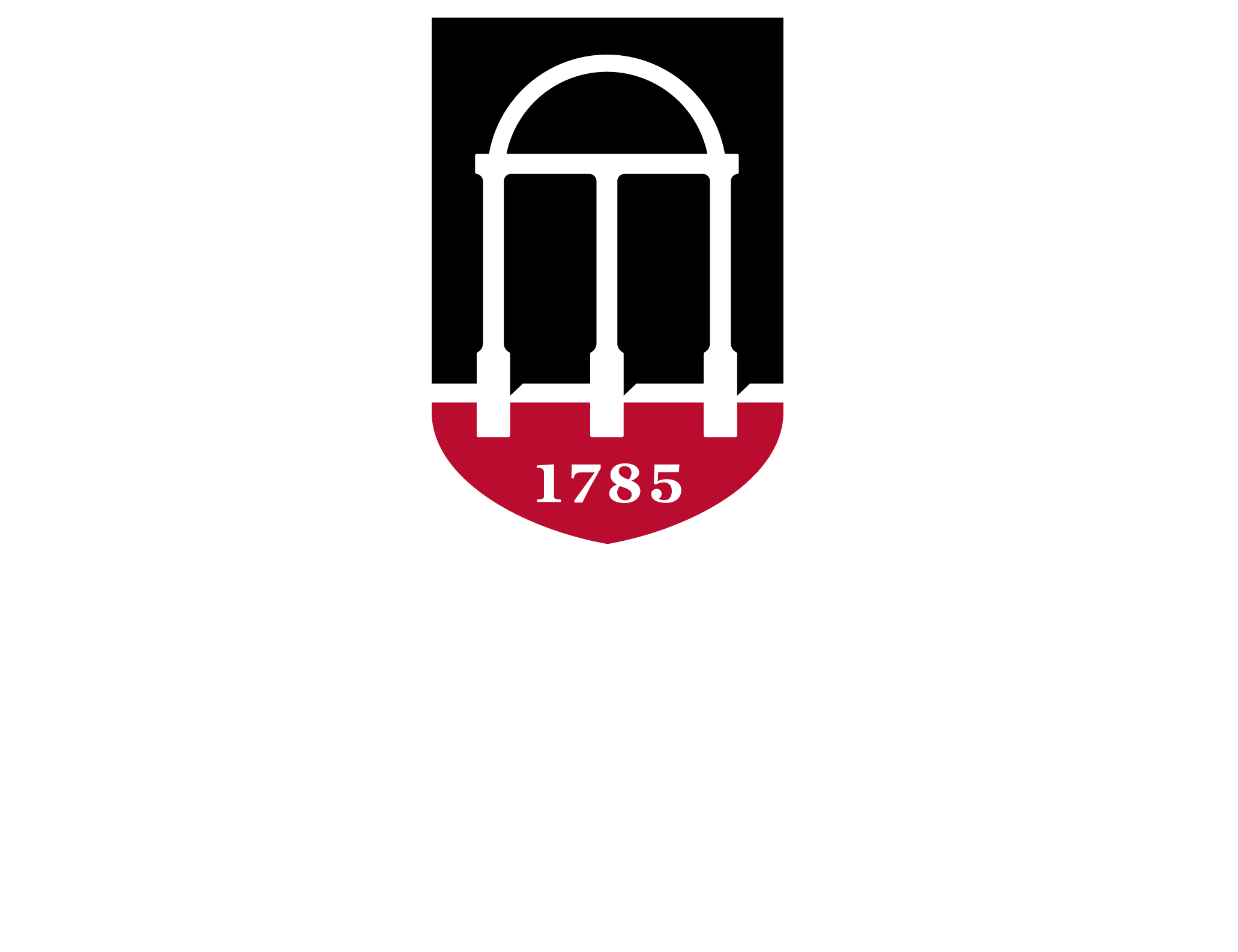 Full Color White - University Of Georgia Curo Logo (2062x1586), Png Download