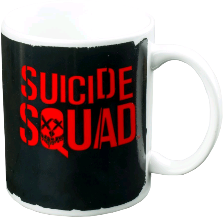 Logo Heat Changing Mug - T Shirt For Suicide Squad (768x748), Png Download