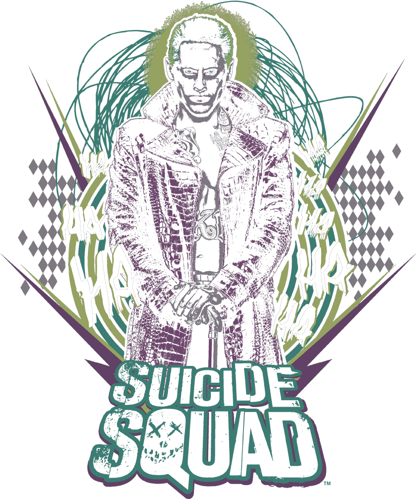 Suicide Squad Suicide Joker Men's Regular Fit T-shirt - Poster (850x1080), Png Download