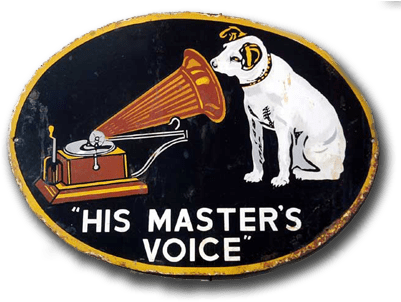 His Master's Voice Vintage Sign - His Master's Voice Png (400x400), Png Download