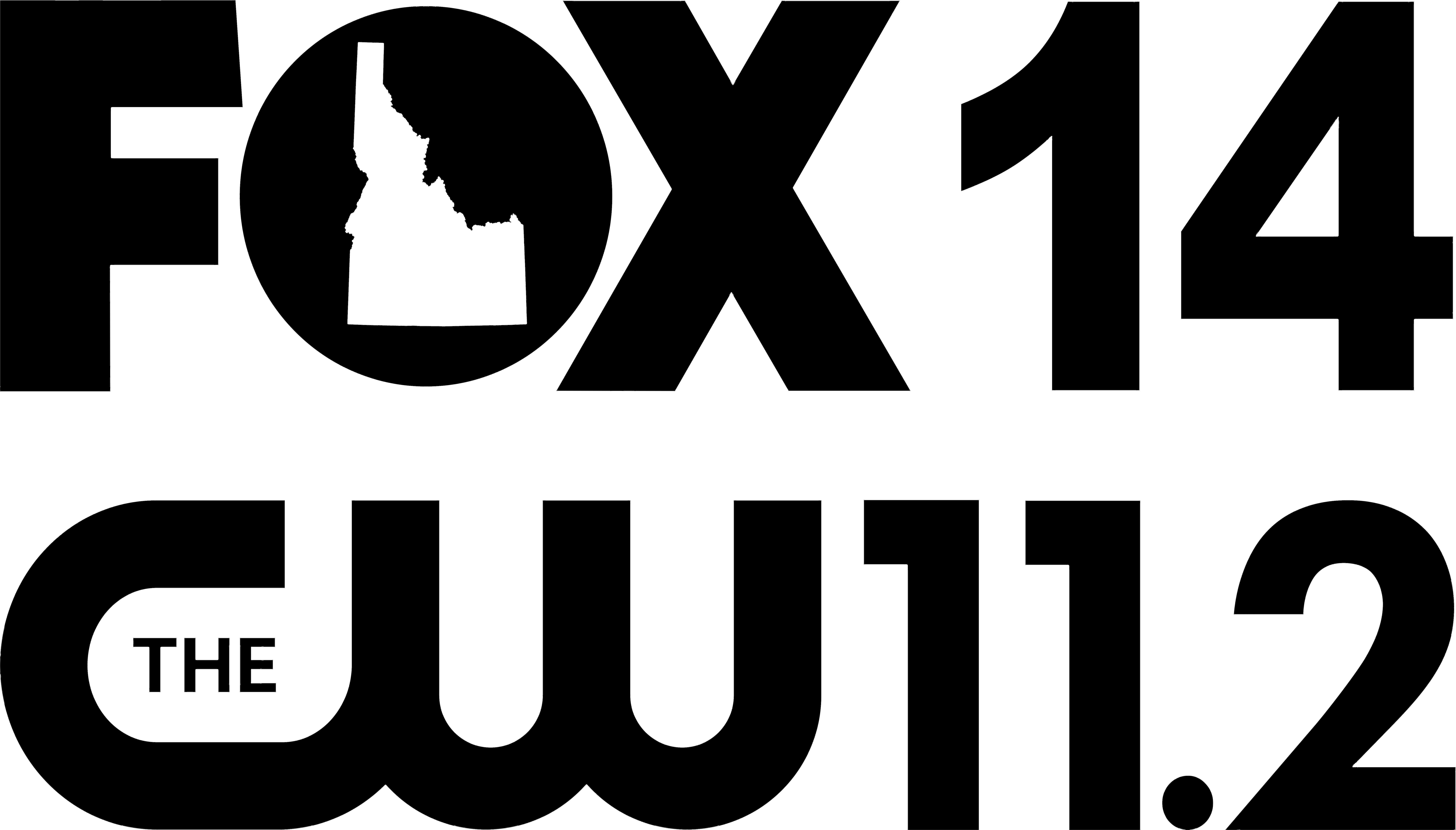 Fox14 & Cw Stack Logo 2016 - Fox Channel (8783x5004), Png Download