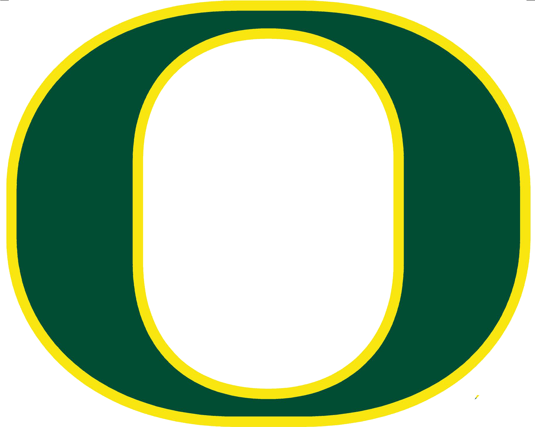 Clip Art Royalty Free Library Oregon Ducks Clipart - Bank And Monument Stations (1828x1469), Png Download