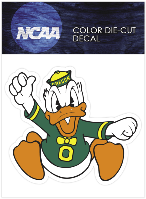 Oregon Ducks Alternate 1999-present Logo Ncaa Die Cut - U Of O Duck (640x640), Png Download