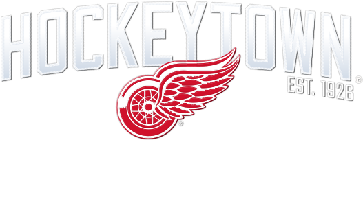 Detroit Red Wings Hockeytown Logo (750x396), Png Download