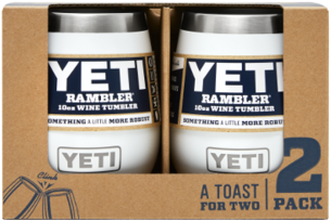 Rambler Wine Tumbler 2 Pack - Yeti Wine Tumble (400x400), Png Download