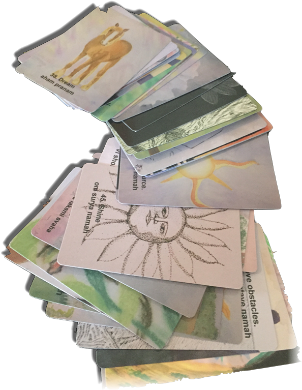 Mantra Cards - Playing Card (615x786), Png Download