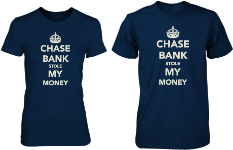 Chase Bank Shirt - Chase Bank T Shirt (504x350), Png Download