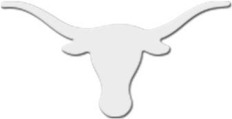 University Of Texas - Texas Longhorns White Logo (462x466), Png Download