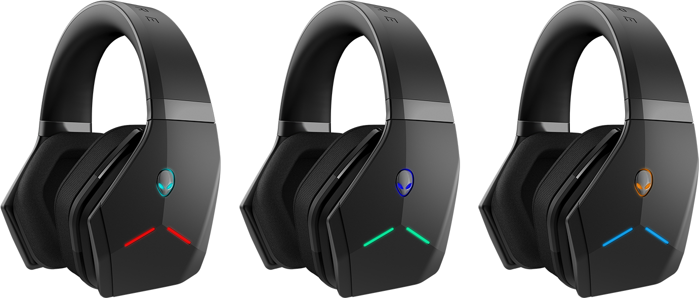 The Alienware Wireless Headset Aw988 Is Designed With - Alienware Wireless Gaming Headset Aw988 (1500x1500), Png Download