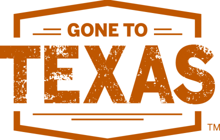 Gone To Texas - Old Texas License Plates (440x280), Png Download
