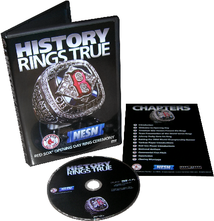 History Rings True Dvd - History Rings True: The Red Sox Opening Day Ring Ceremony (840x480), Png Download