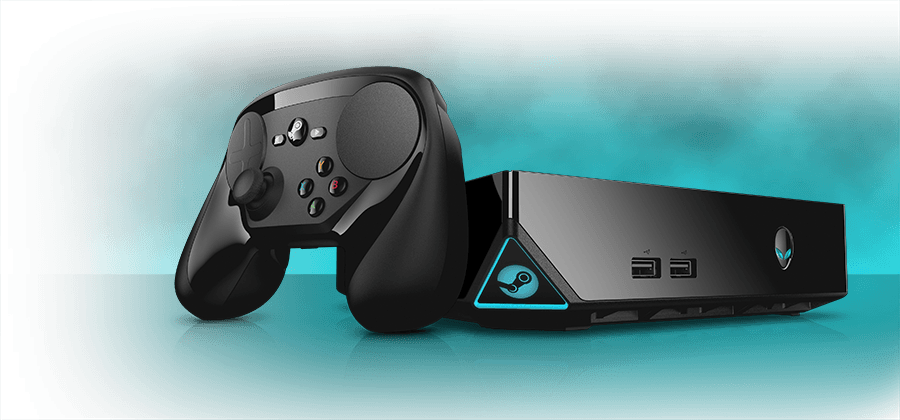 Alienware Haswell I7 Quad Console / Pc Via Gamestop - Steam Games Console (900x420), Png Download