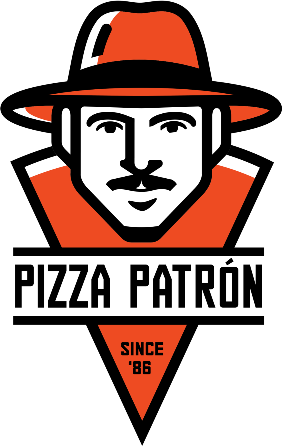 Pizzapatron Logo Vert Rgb - Pizza Patron (1000x1571), Png Download