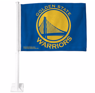 Golden State Warriors Car Flag - Golden State Warriors T Shirt Design (305x415), Png Download