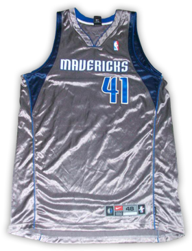 mavericks grey jersey