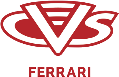 Find Us On Facebook - Cvs Ferrari Logo (400x313), Png Download