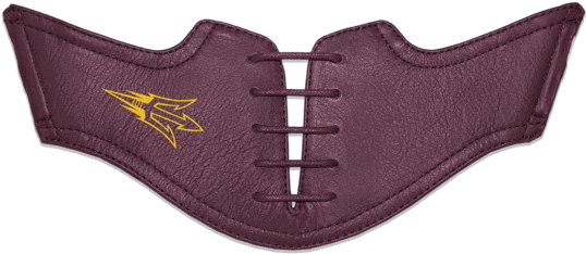 Arizona State University On Maroon & Laces - Arizona State Sun Devils Ncaa Bleacher Cushion (600x240), Png Download