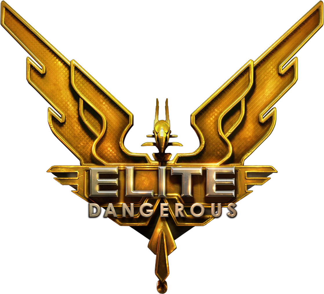 Golden Elite Dangerous Logo - Elite Dangerous Hd Transparent (1912x1200), Png Download