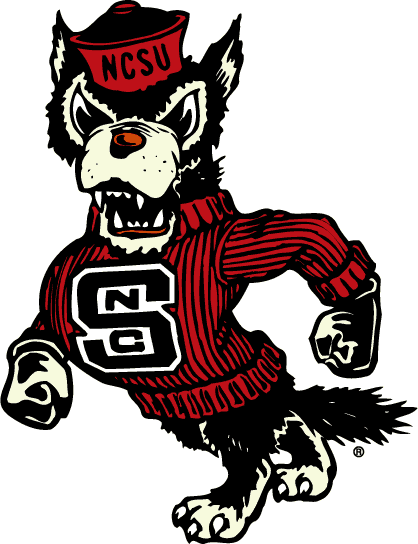 Download Old School Nc State Logo - Nc State Strutting Wolf Logo PNG ...