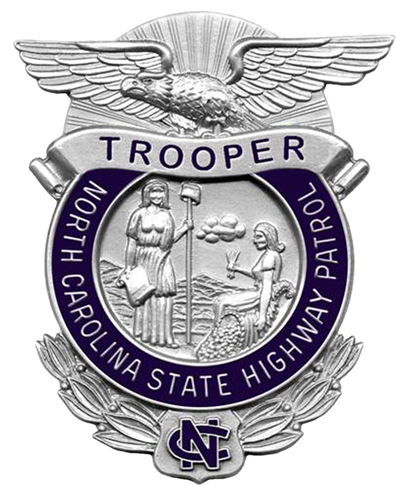 Nc State Highway Patrol Graduates 139th Class - Nc State Trooper Badge (600x728), Png Download