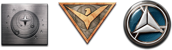 Speaking Of Which, It Is Worth Describing These Fractions - Elite Dangerous Faction Symbol (640x211), Png Download