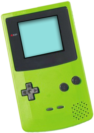 Download Gameboy, Png, And Overlays Image - Nintendo Game Boy Color Console  (a Grade) [pre-owned] PNG Image with No Background - PNGkey.com