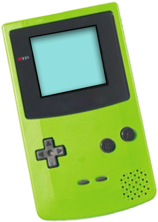 Gameboy, Png, And Overlays Image - Nintendo Game Boy Color Console (a Grade) [pre-owned] (500x500), Png Download