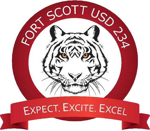 Fort Scott High School - Fort Scott Tigers (517x453), Png Download