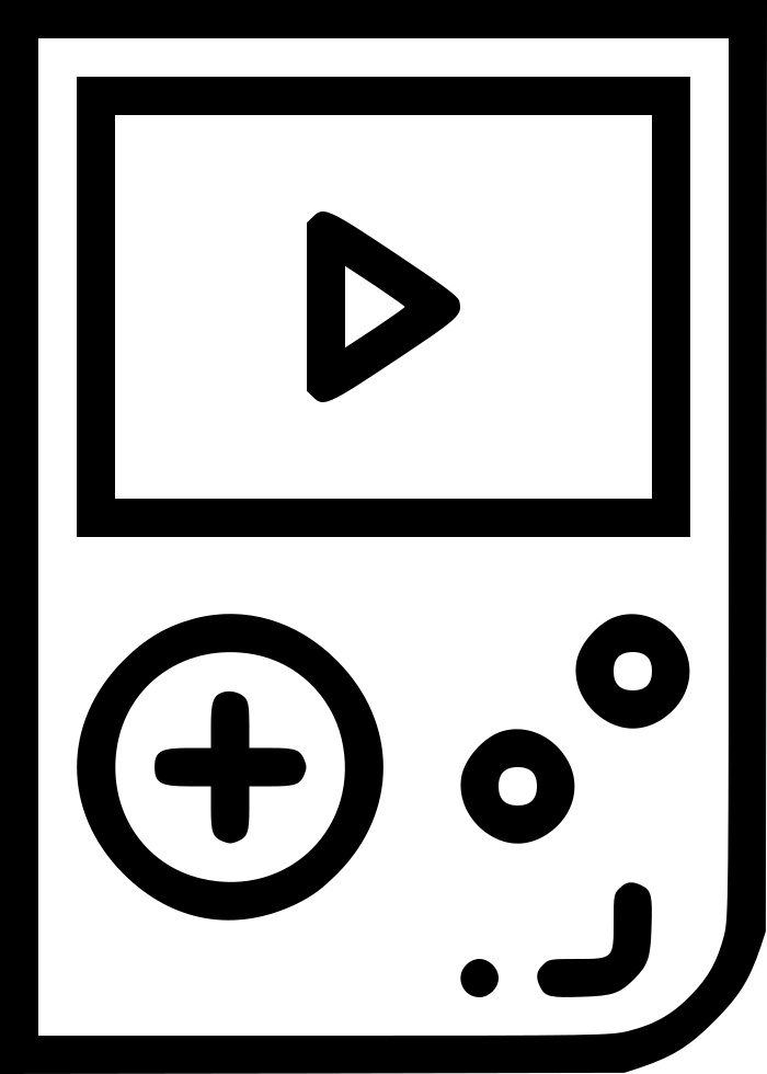 Game Console Nintendo Retro Gameboy Electronic Comments - Video Game (700x980), Png Download