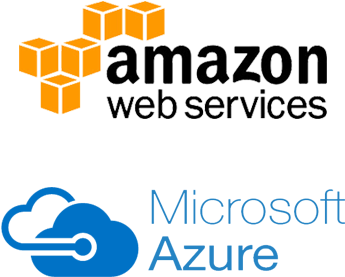 Being Backed By Amazon And Microsoft Respectively, - Amazon Web Services Logo Vector (515x400), Png Download