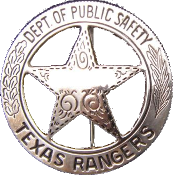 Badge Of The Texas Ranger Division - Texas Ranger Division (346x351), Png Download