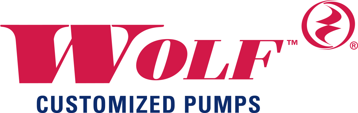 Wolf Pump Logo 2 Color - Company Logo Grey Png (1350x450), Png Download