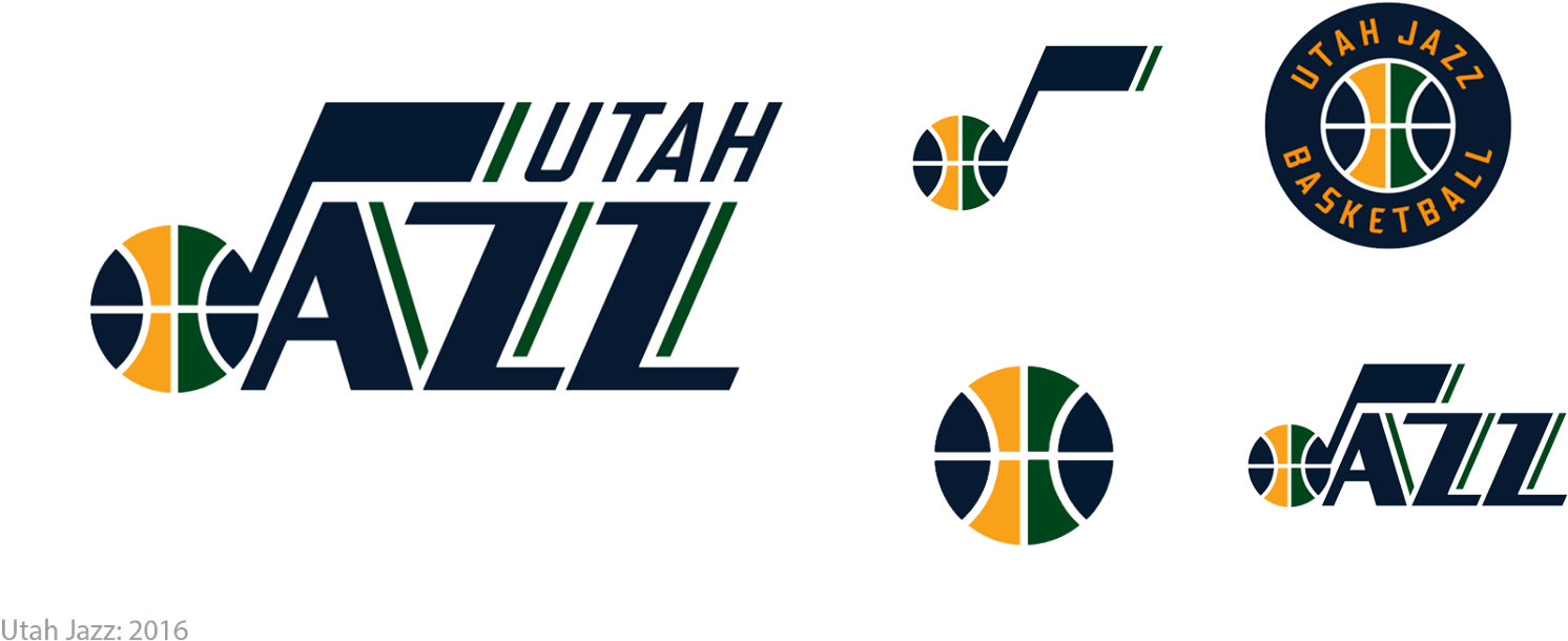 Sports Branding Nba New Logos Utah Jazz - Utah Jazz Logo 2011 (1710x826), Png Download