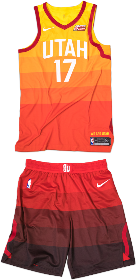 Utah Jazz City Edition (450x900), Png Download