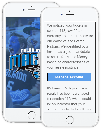 Orlando Magic Wordsmith Customer Communications - Print: Orlando Magic - Orlando Magic Team Logo, 10x8in. (452x569), Png Download