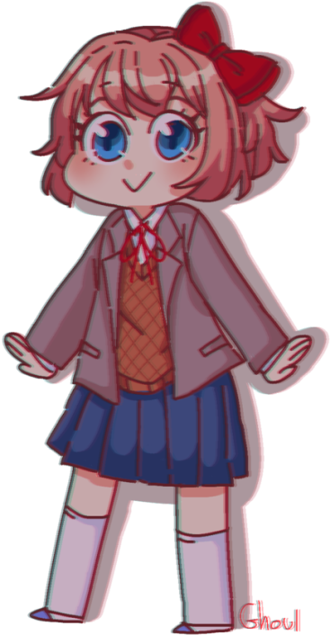 Sayori~ ❤️doki Doki Literature Club ❤ Literature Club, - Doki Doki Sayori Png (540x729), Png Download