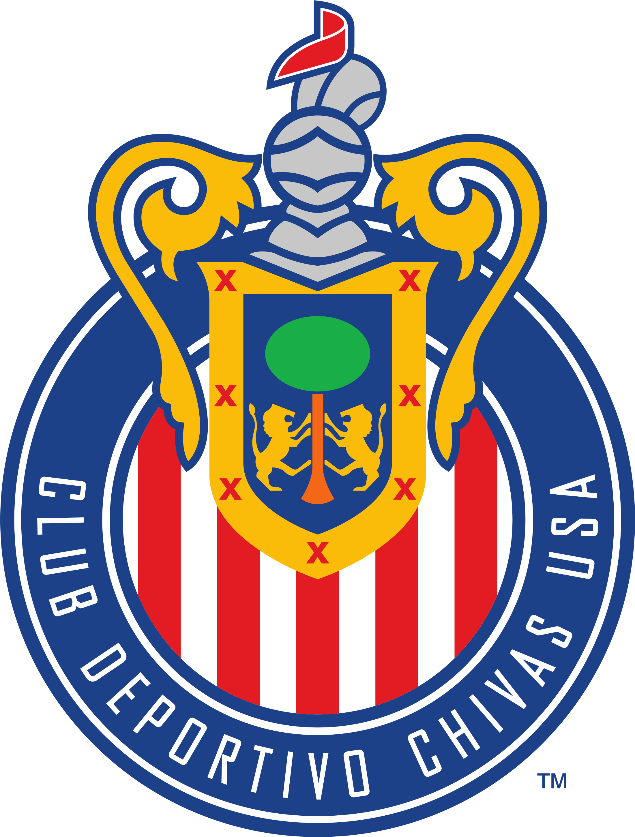 Chivas Usa Chivas Soccer, History Of Soccer, Mexico - Chivas Usa Logo Png (2000x2632), Png Download