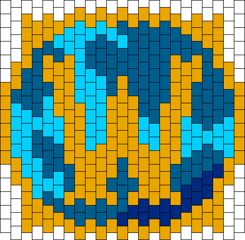 World Of Warcraft Logo Bead Pattern - World Of Warcraft Logo Perler Bead (484x474), Png Download