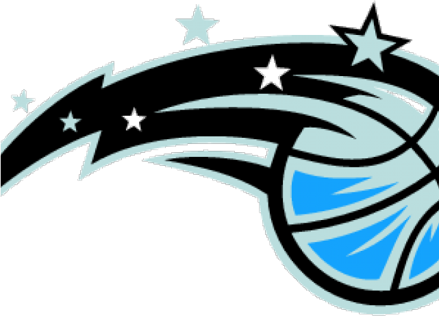 Orlando Magic Logo Black And White (640x480), Png Download