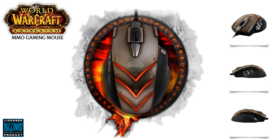 Http - //wccftech - - Mouse Steelseries World Of Warcraft Cataclysm (960x500), Png Download