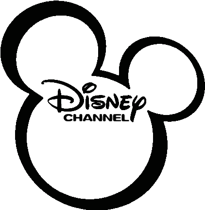 Disney Channel Logo By Jared - Disney Channel Logo Black And White (620x451), Png Download