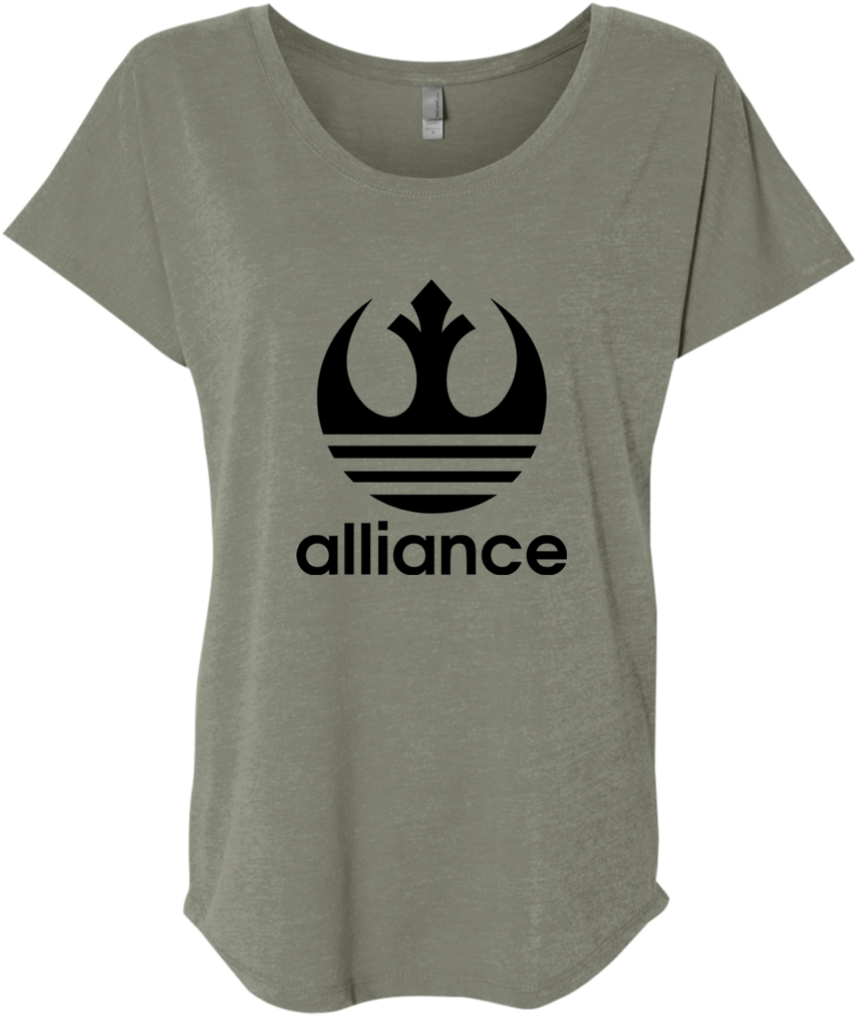 Star Wars Inspired - Food Loves Me Ladies Triblend Dolman Sleeve (1024x1024), Png Download