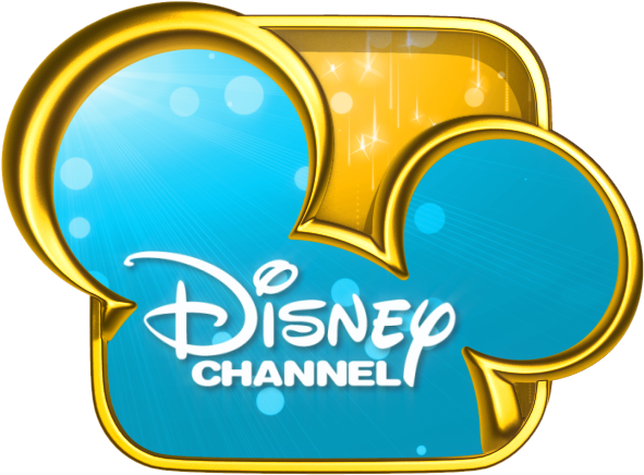 Disney Channel (gold & Aqua) Disney Channel Logo, - Disney Channel's Old Logo H (680x569), Png Download