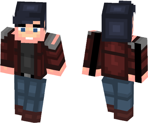Terry Mcginnis [batman Beyond] - Minecraft Skin John Wick (584x497), Png Download